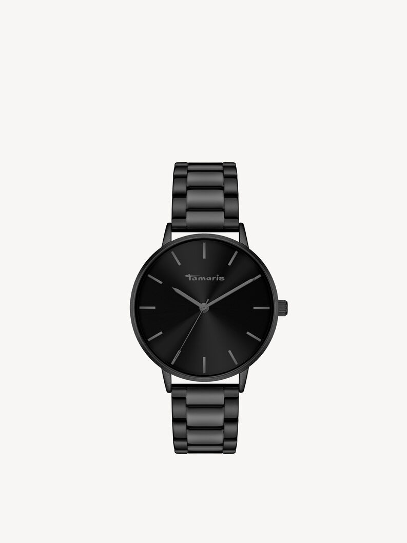 Uhr - schwarz, schwarz, hi-res