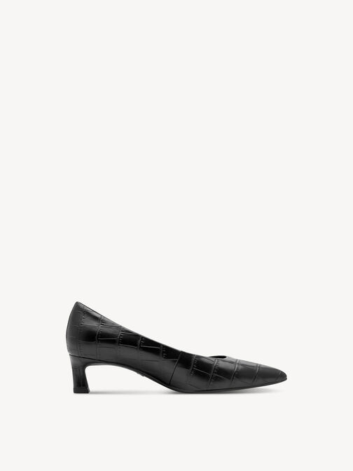 Pumps, BLACK CROCO, hi-res
