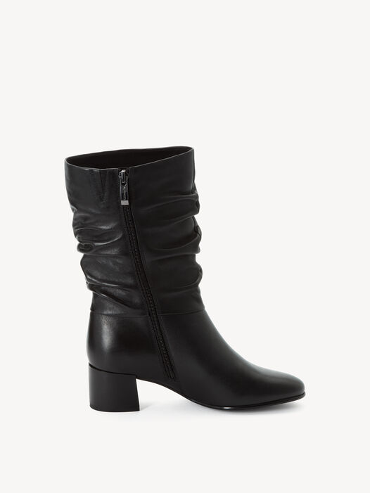 Enkellaarsje, BLACK LEATHER, hi-res