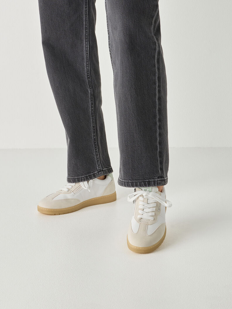 Sneaker - white, WHITE/LT GREY, hi-res