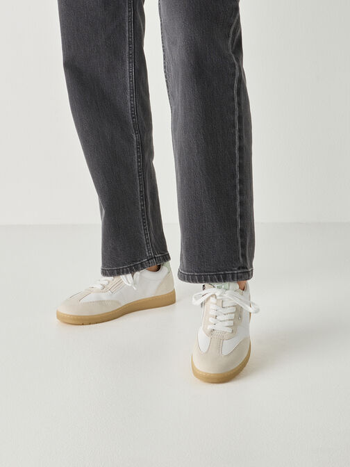 Sneaker, WHITE/LT GREY, hi-res