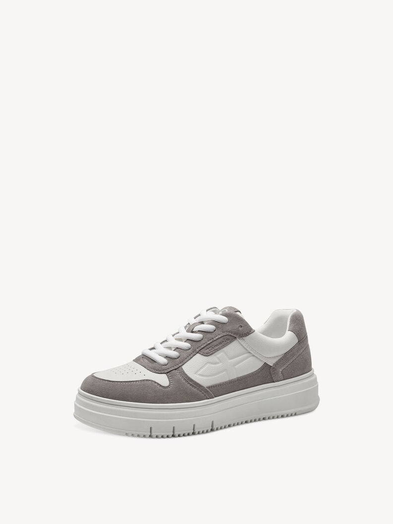 Sneaker - white, WHITE/GREY, hi-res