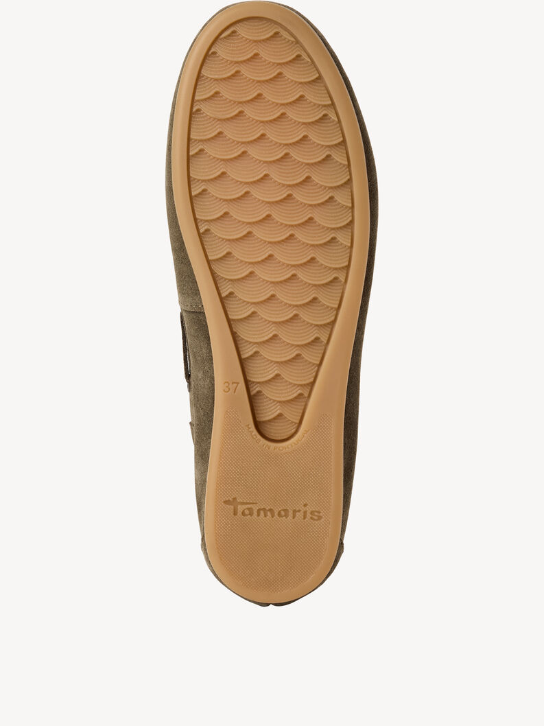 Ledermoccassin - gr&uuml;n, OLIVE, hi-res