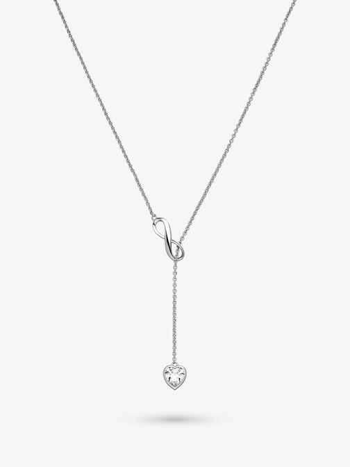 Necklace, silver, hi-res