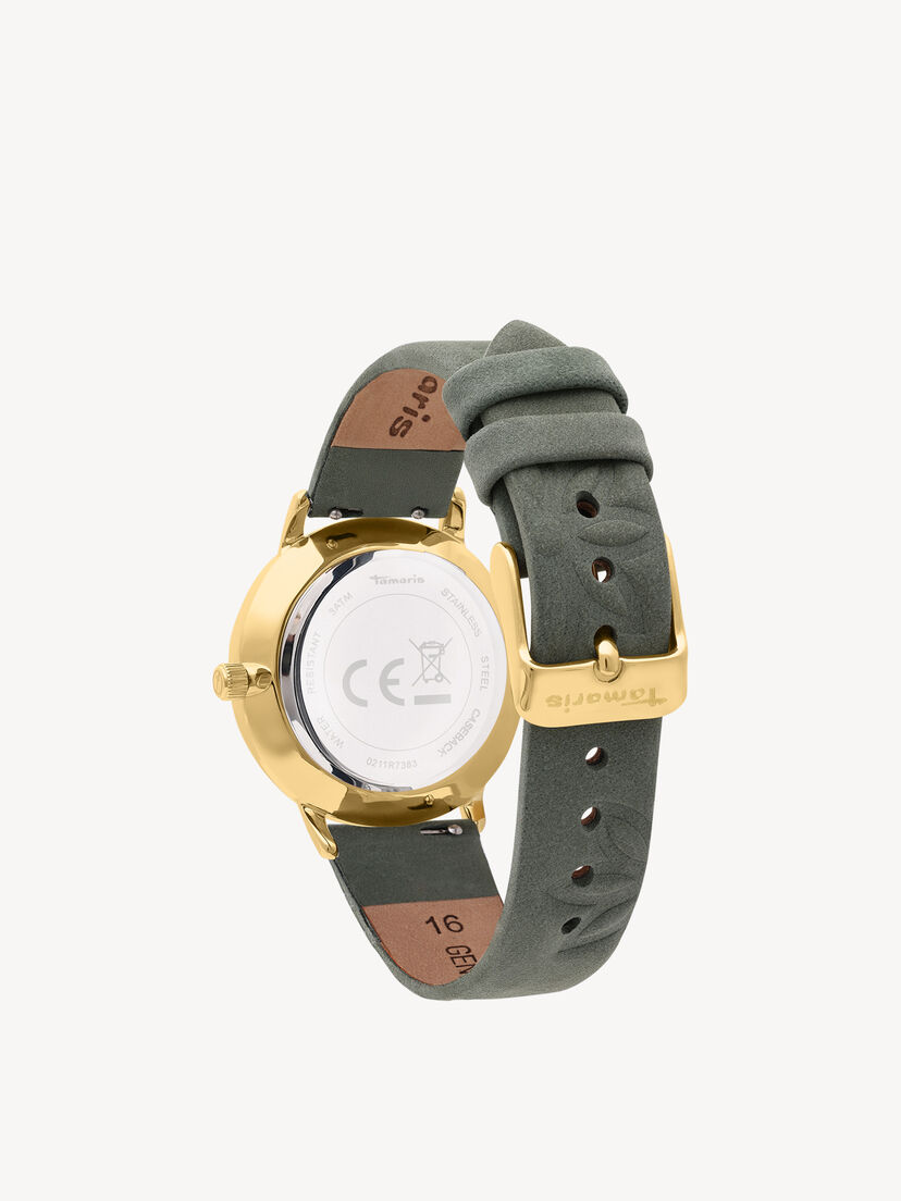 Horloge - goud, gold-matt silber-wei&szlig;, hi-res