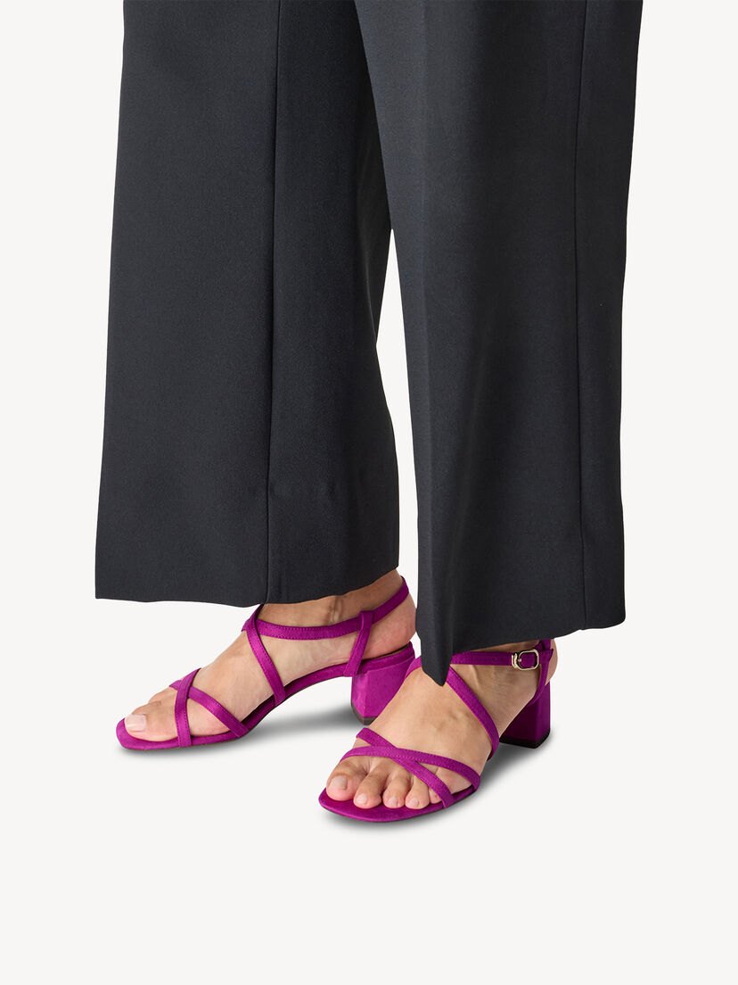 Sandaaltje - pink, DARK PINK, hi-res