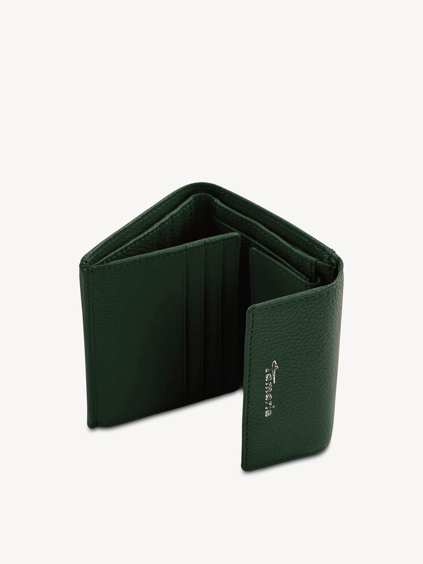 Leren Portemonnee - groen, green, hi-res