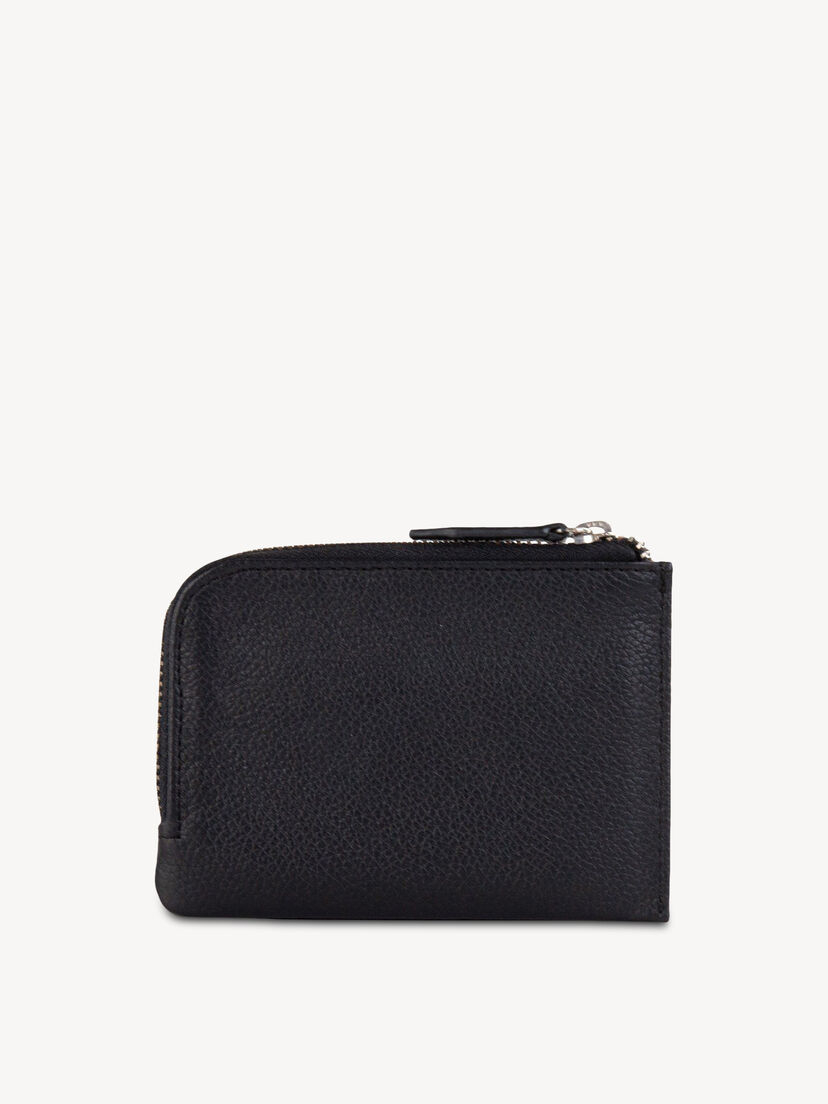 Leren Kreditkartenetui - zwart, black, hi-res