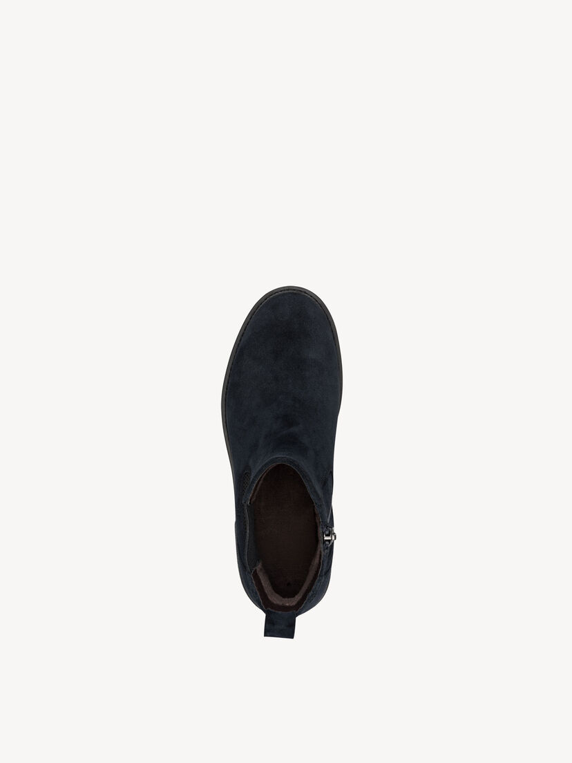Leren Chelseaboot - blauw, NAVY, hi-res