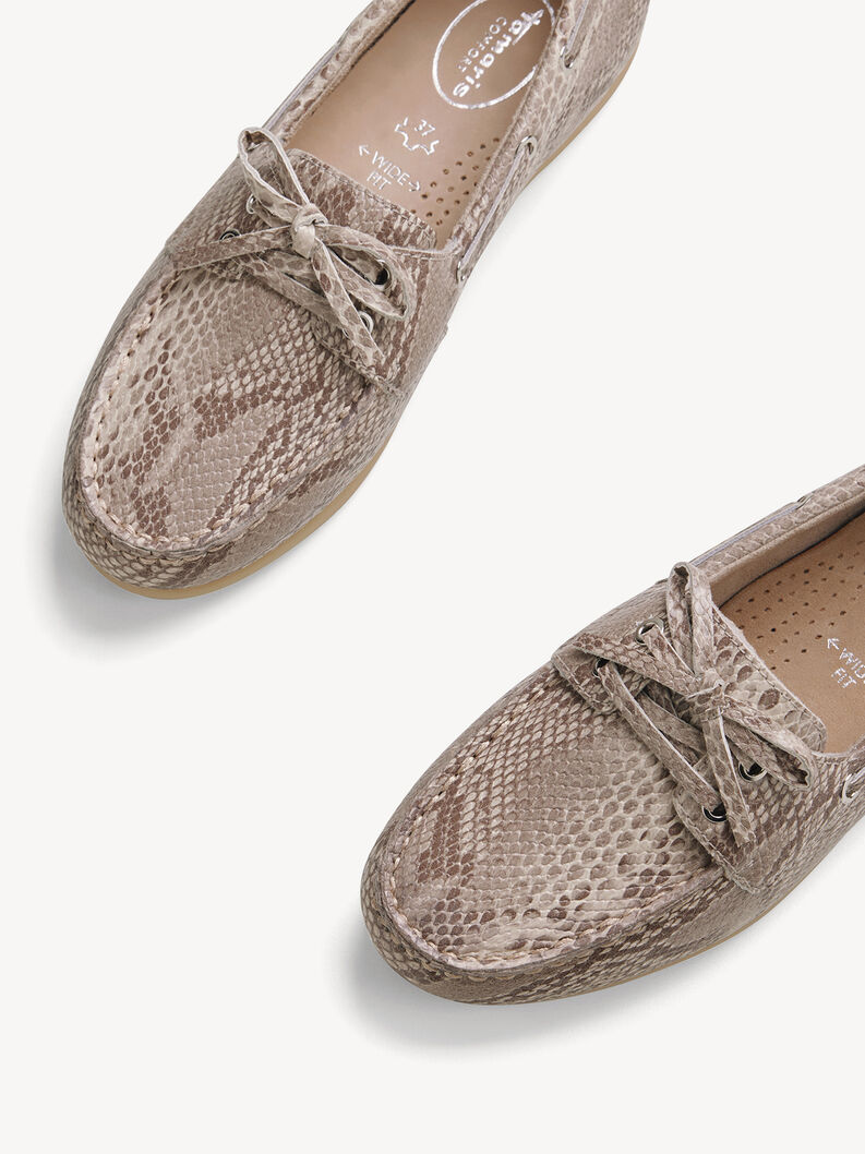 Hjemmesko - beige, BEIGE SNAKE, hi-res