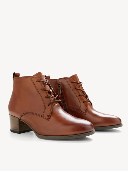 Enkellaarsje, cognac, hi-res