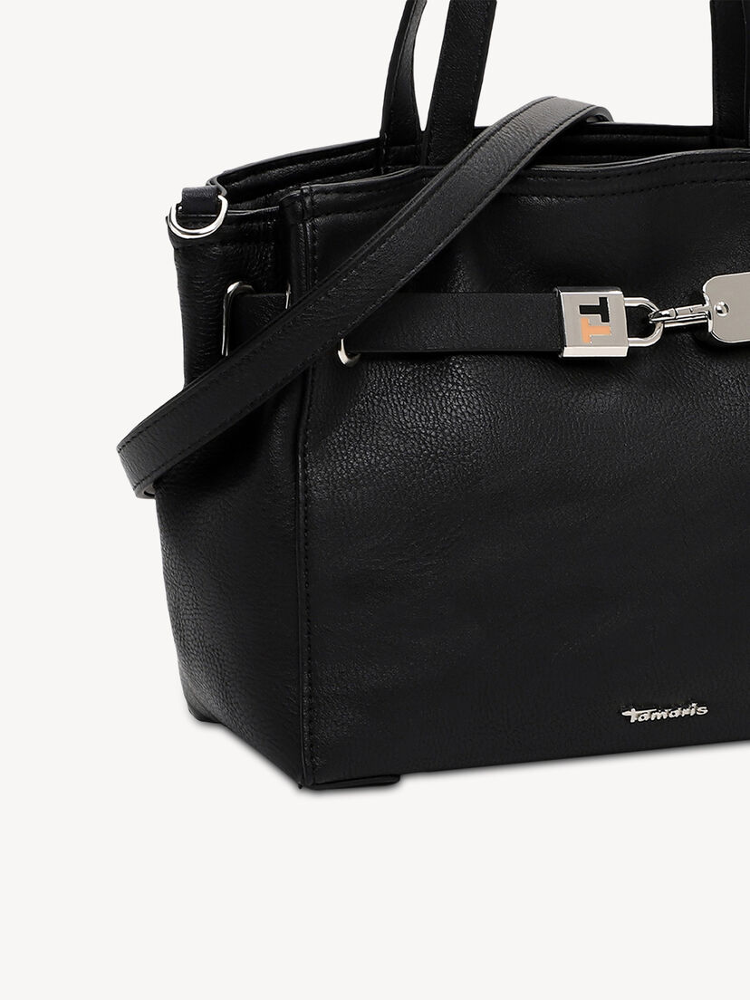 Handtas - zwart, black, hi-res