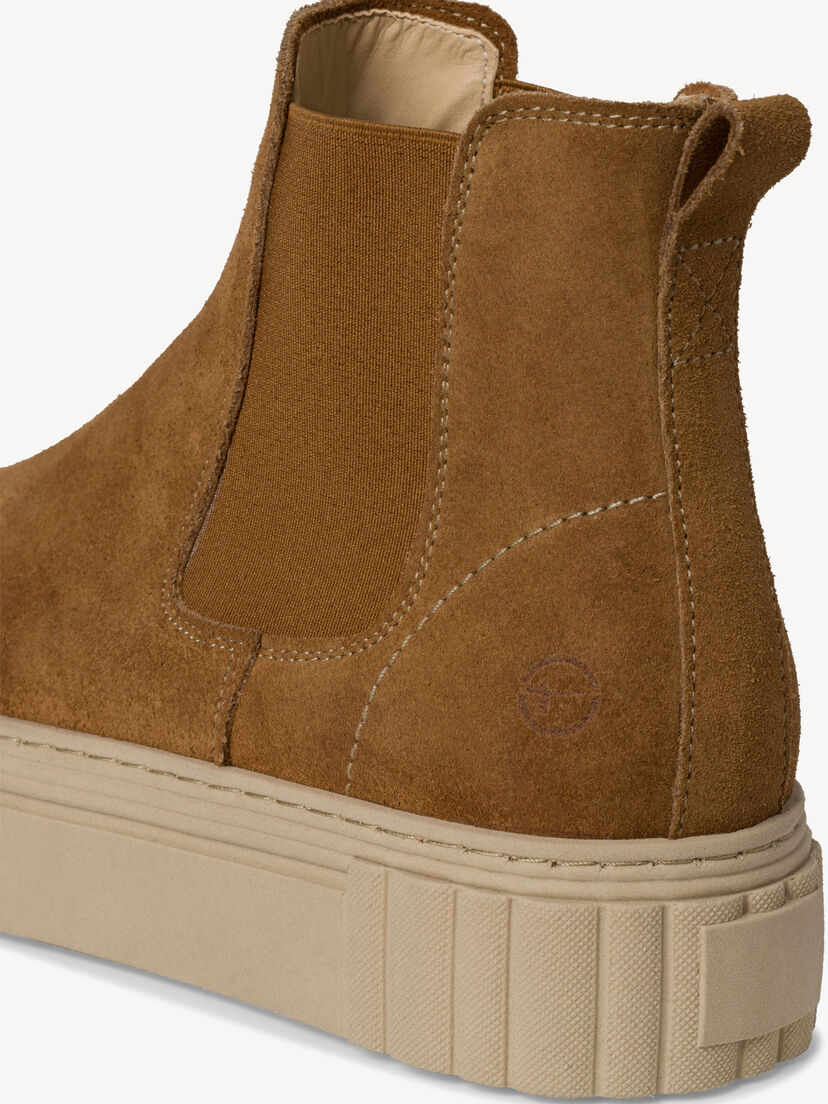 Leren Chelseaboot - bruin, cognac, hi-res
