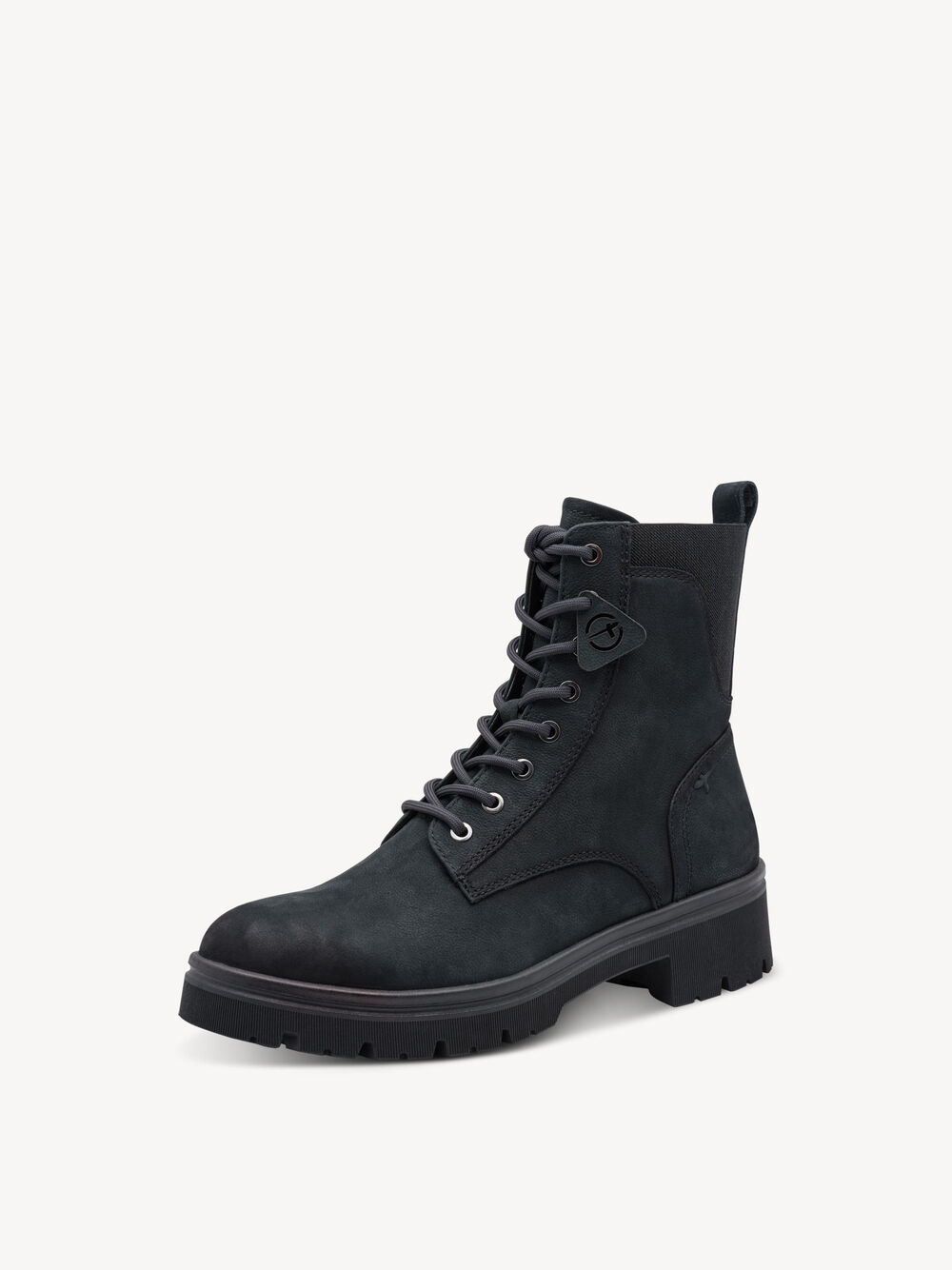Lederstiefelette - blau, NAVY, hi-res