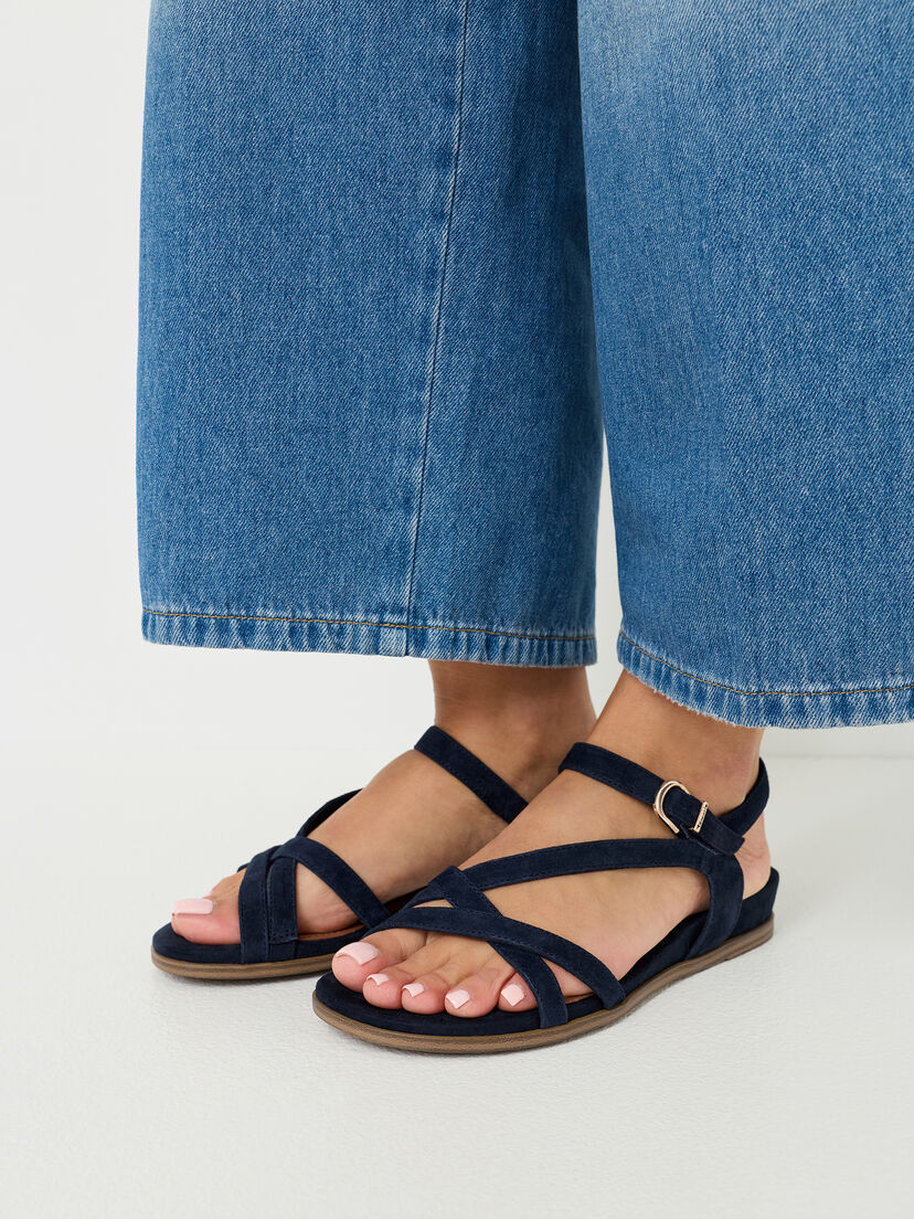 Sandaal, NAVY SUEDE, hi-res