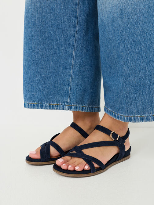 Sandale, NAVY SUEDE, hi-res