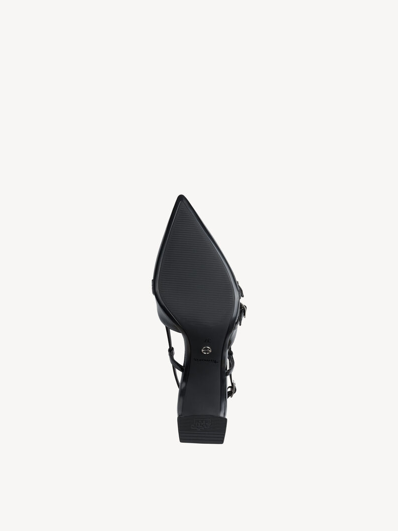 Slingpumps - zwart, BLACK, hi-res