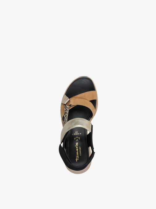 Heeled sandal, BLACK COMB, hi-res