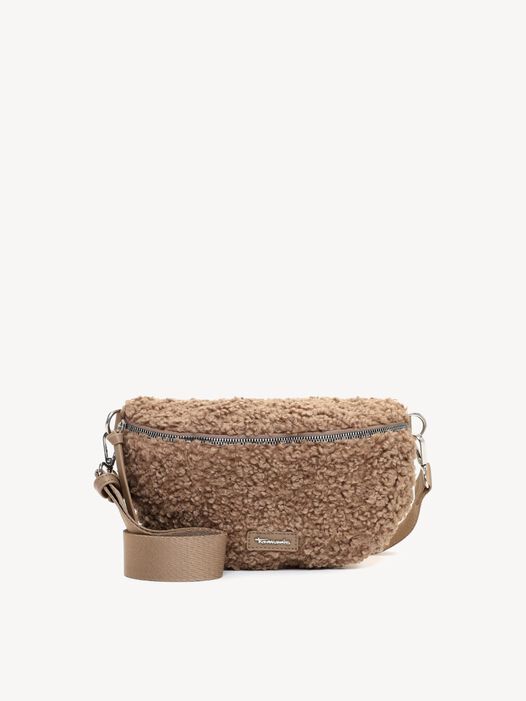 Schoudertas, taupe, hi-res