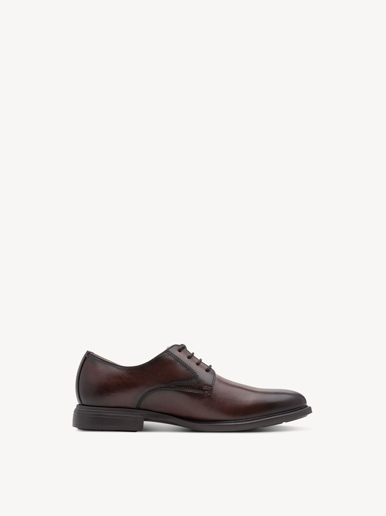 Derbie en cuir - marron, 304, hi-res
