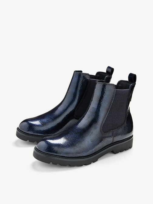 Chelsea Boot, NAVY PATENT, hi-res