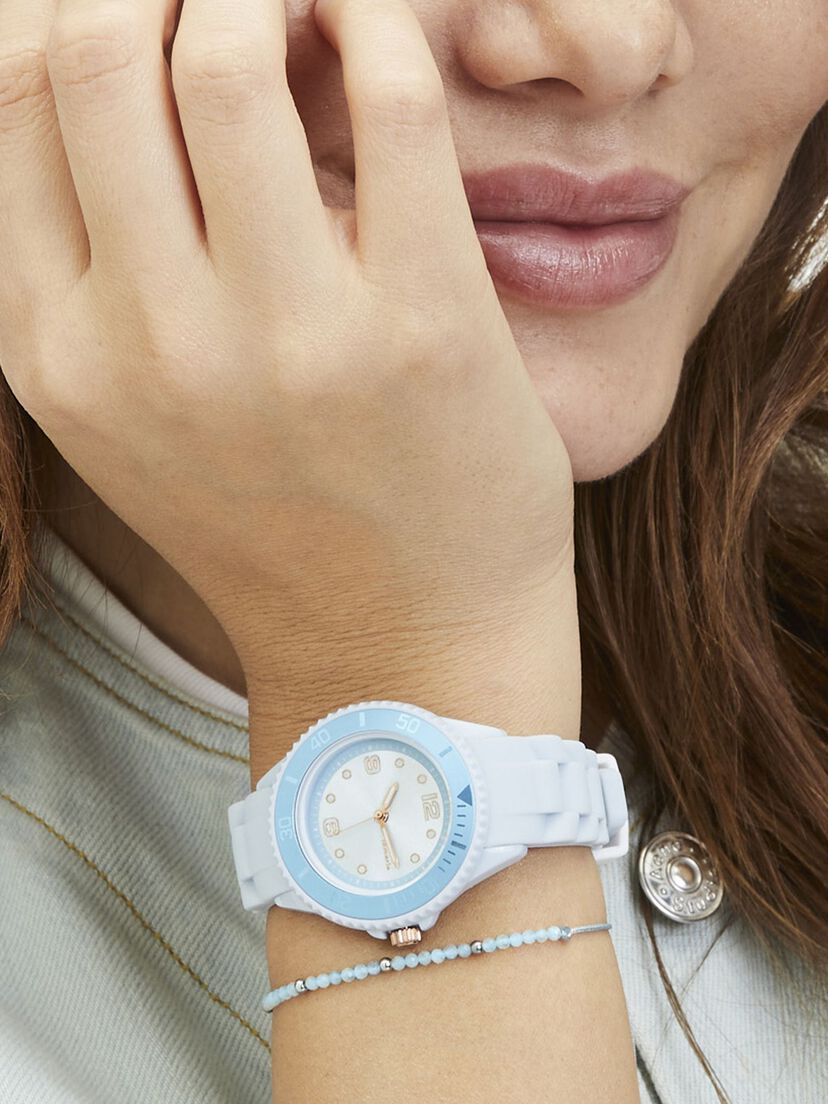 Horloge - blauw, hellblau, hi-res