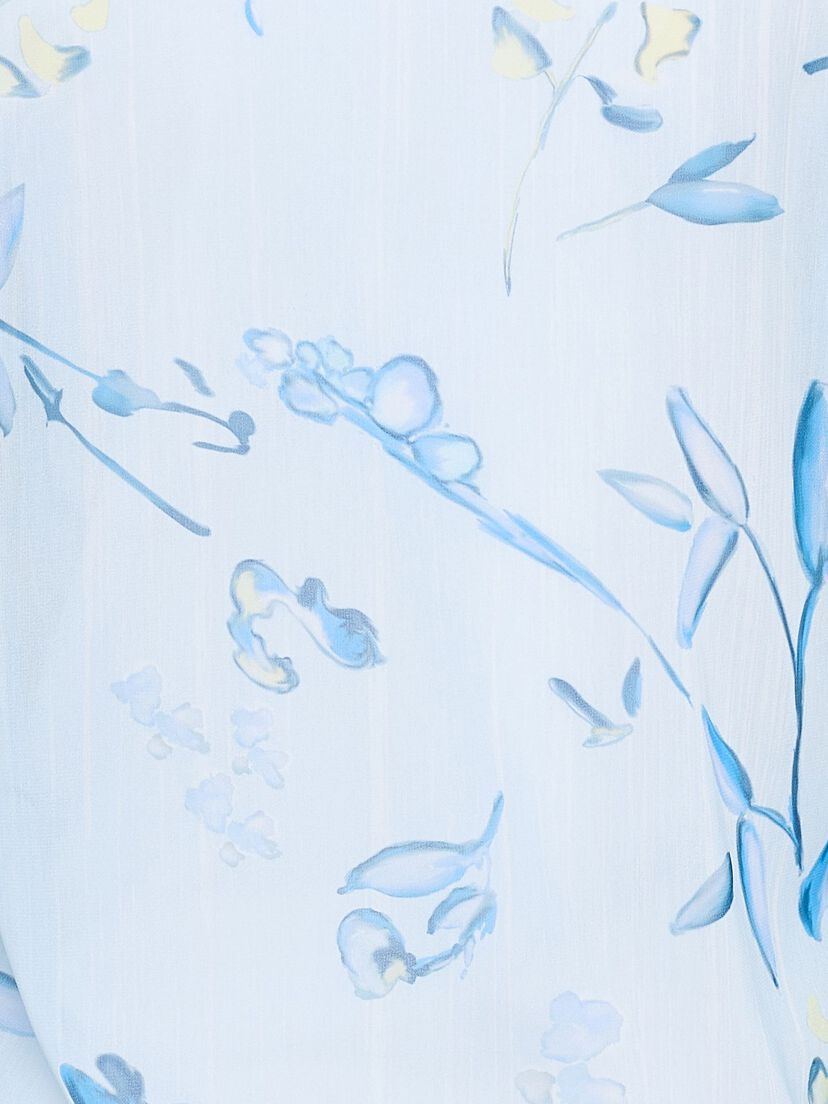 Blouse - blauw, Plein Air Flower AOP, hi-res