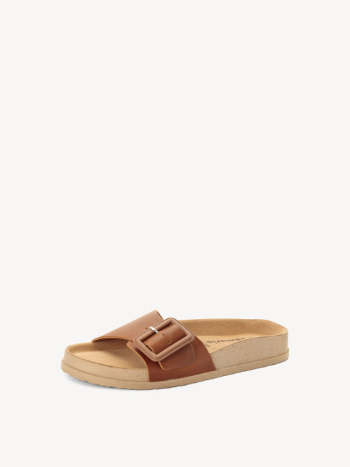 Mule, COGNAC PULL-UP, hi-res