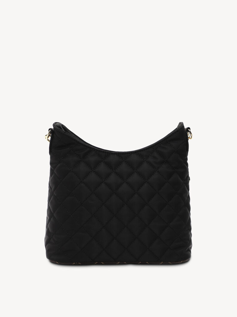 Einfache schwarze gesteppt Nylon-Taschenr&uuml;ckseite