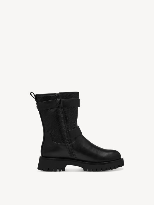 Enkellaarsje, BLACK/STRUCT., hi-res