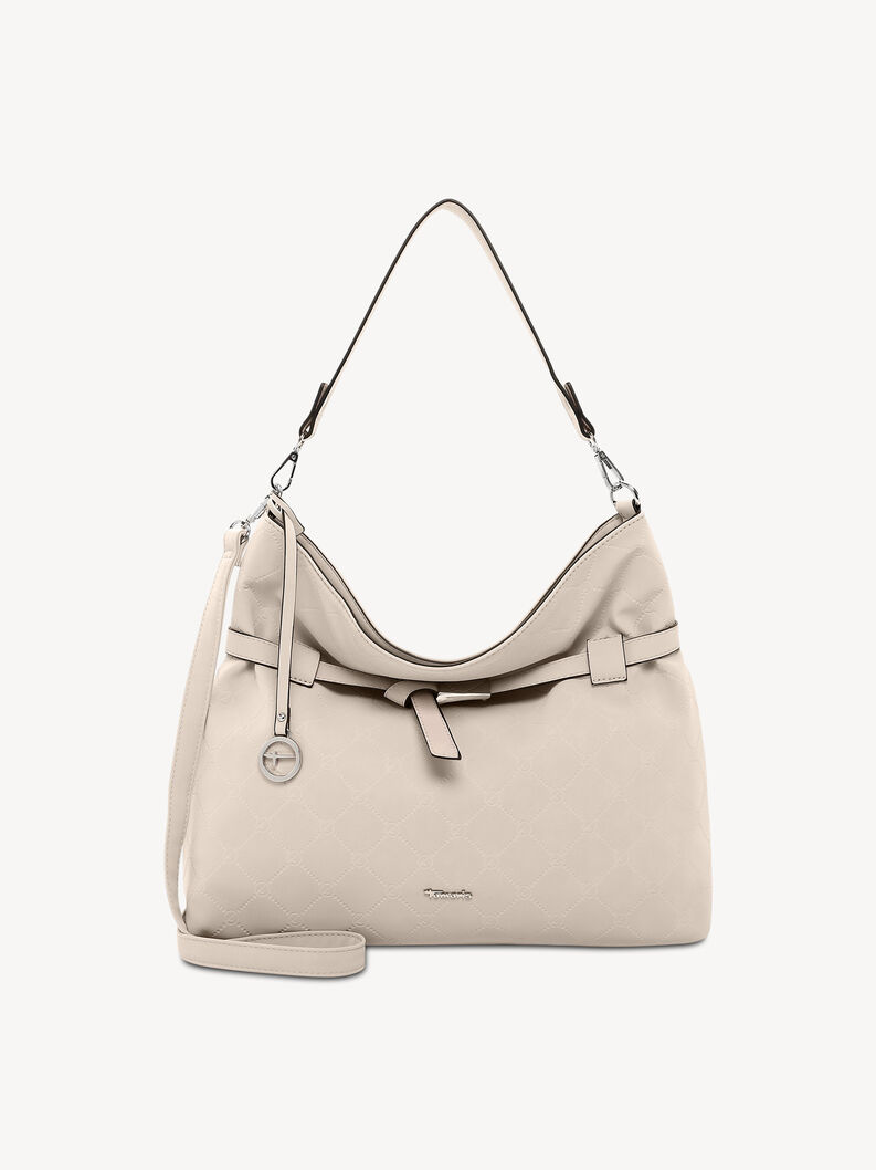 Beige Tamaris Umh&auml;ngetasche aus Kunstleder mit dekorativem Element