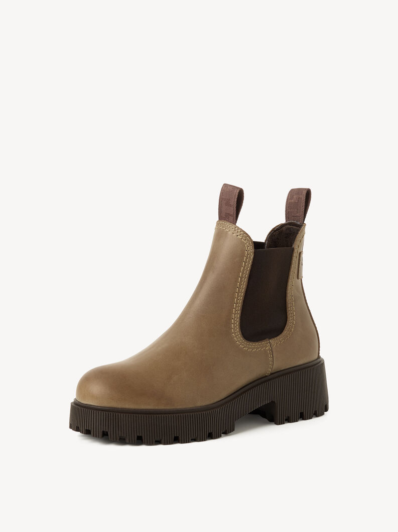 Leder Chelsea Boot - beige, TAUPE, hi-res