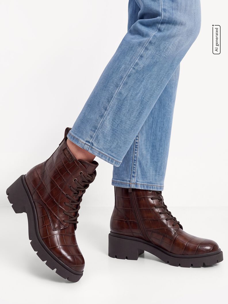 Bootie, COGNAC CROCO, hi-res