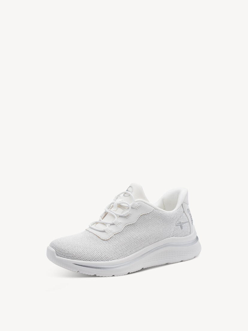 Sneaker - wit, WHITE/SILVER, hi-res