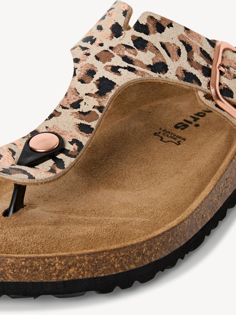 Slipper - beige, BEIGE/LEOPARD, hi-res