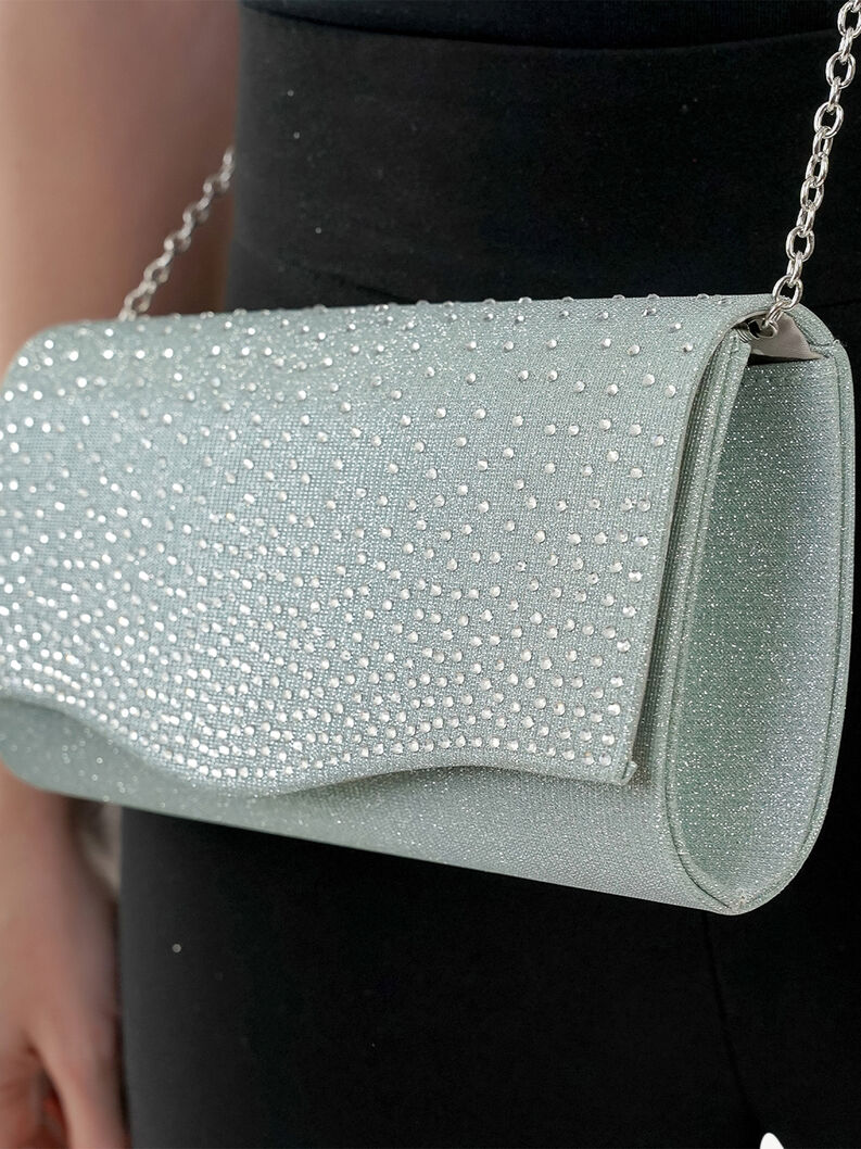 Clutch bag - green, mint, hi-res