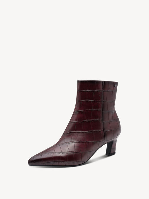 Bottine, MERLOT CROCO, hi-res