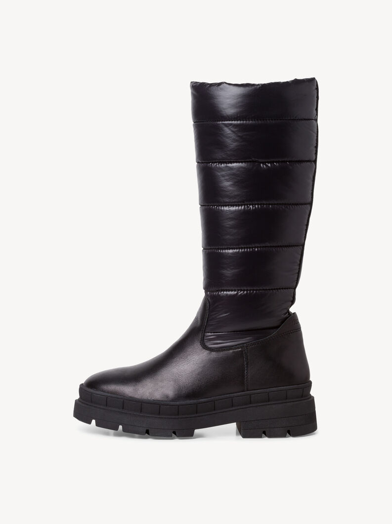 Boots - black warm lining, BLACK SHINY, hi-res