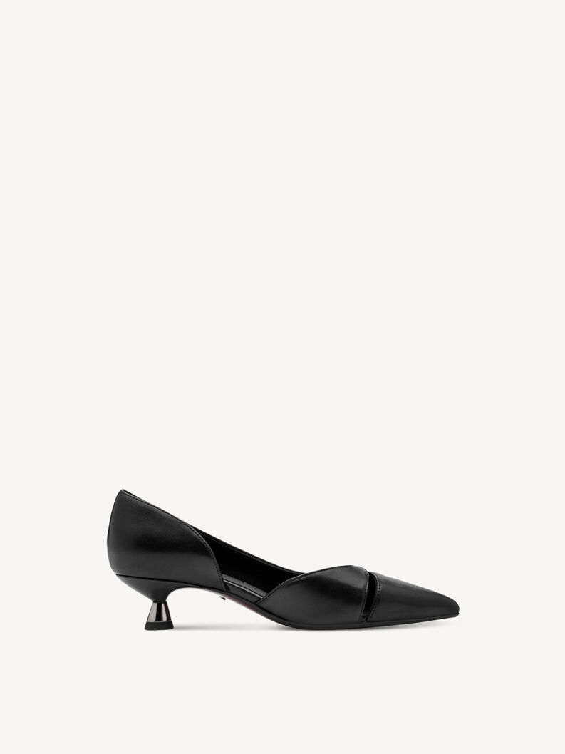 Pumps - schwarz, BLACK LEATHER, hi-res