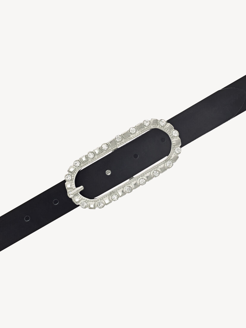 Leren Riem - zwart, zwart, hi-res