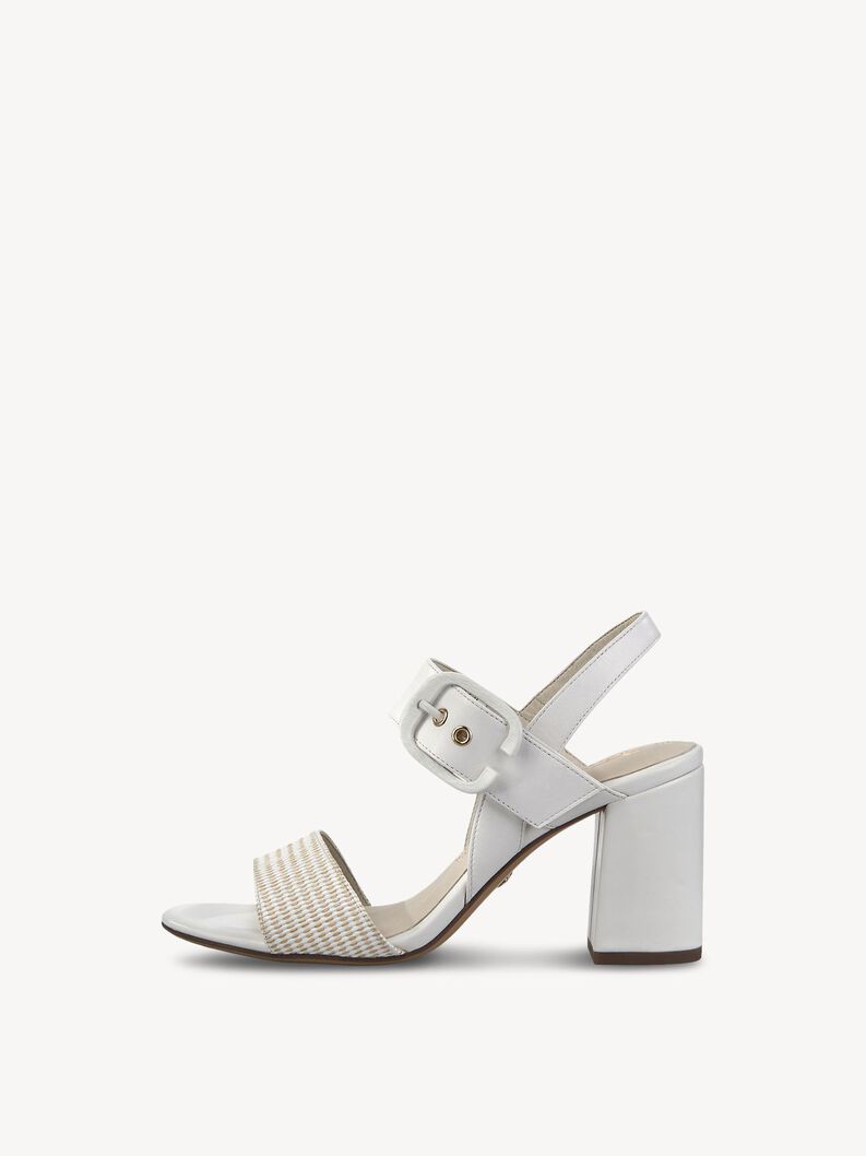 Heeled sandal - white, WHITE COMB, hi-res