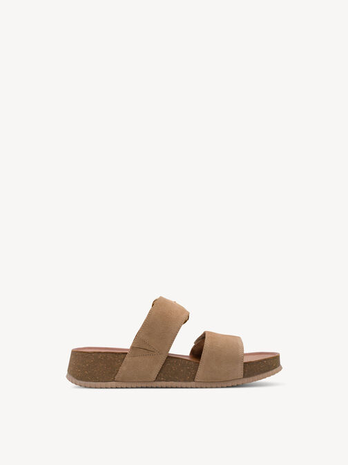 Ciabatte, CAMEL SUEDE, hi-res