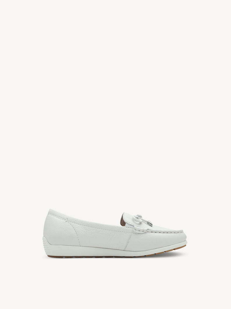 Slipper en cuir - blanc, WHITE NAPPA, hi-res