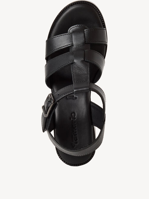 Sandalo, BLACK LEATHER, hi-res