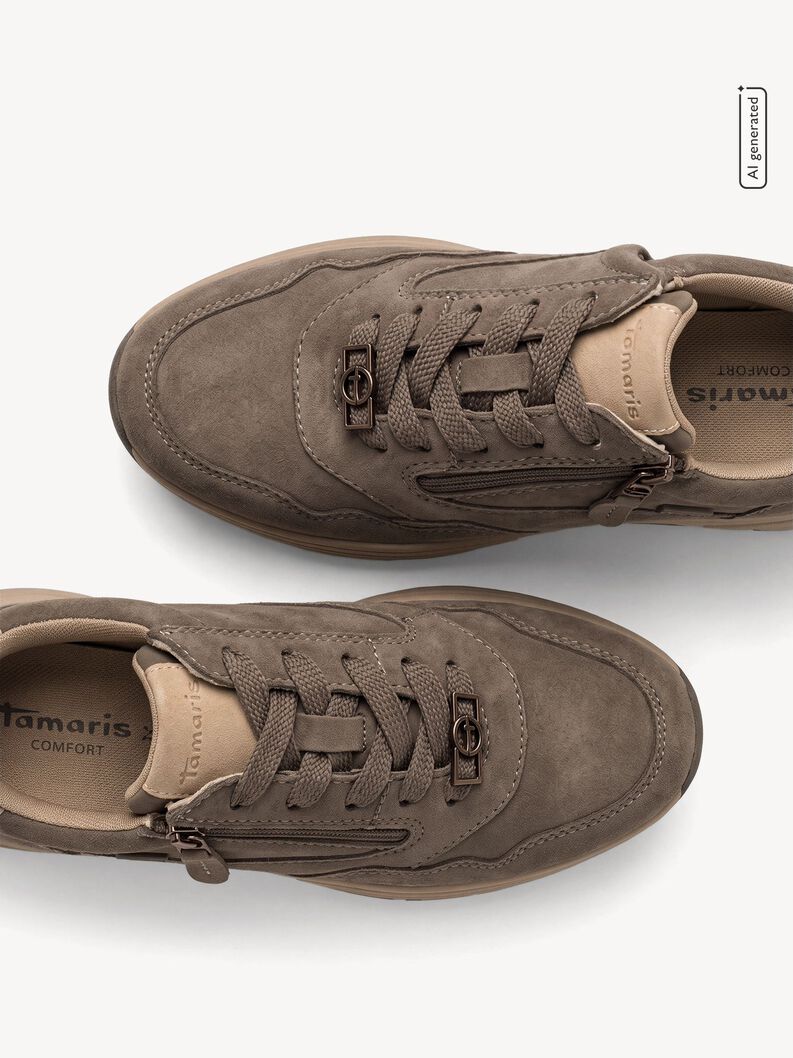 &Alpha;&theta;&lambda;&eta;&tau;&iota;&kappa;ά &pi;&alpha;&pi;&omicron;ύ&tau;&sigma;&iota;&alpha;, TAUPE SUEDE, hi-res