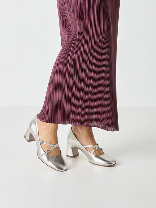 Pumps, PLATINUM, hi-res