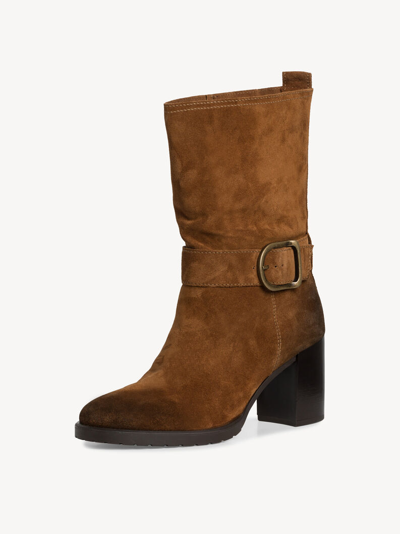 Leather Cowboy boots - brown, COGNAC, hi-res