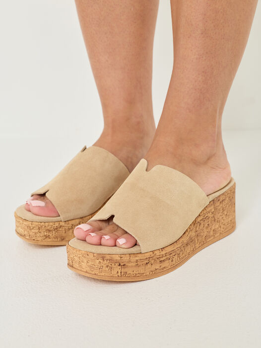 Slipper, BEIGE SUEDE, hi-res