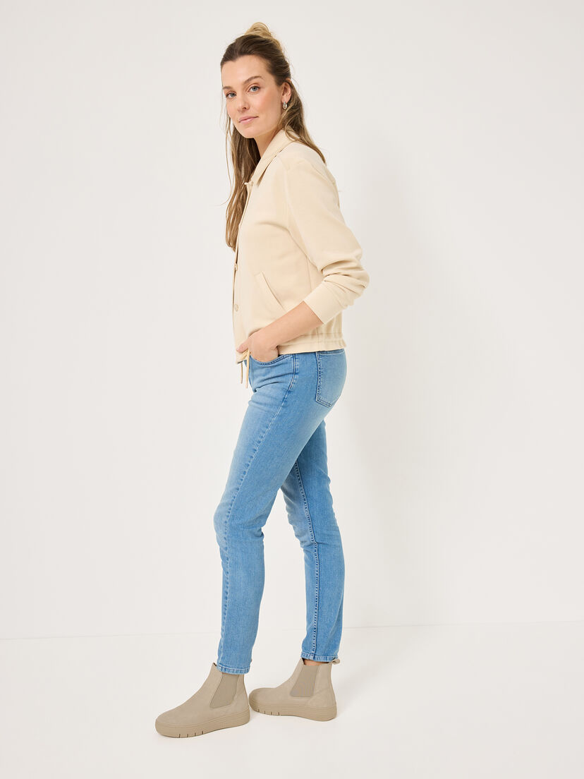 Leren Chelseaboot - beige, beige, hi-res