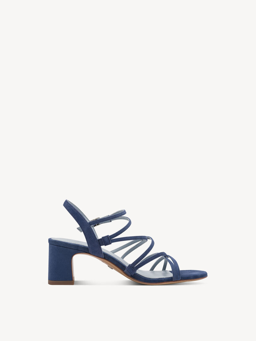 Leren Sandaaltje - blauw, BLUE, hi-res